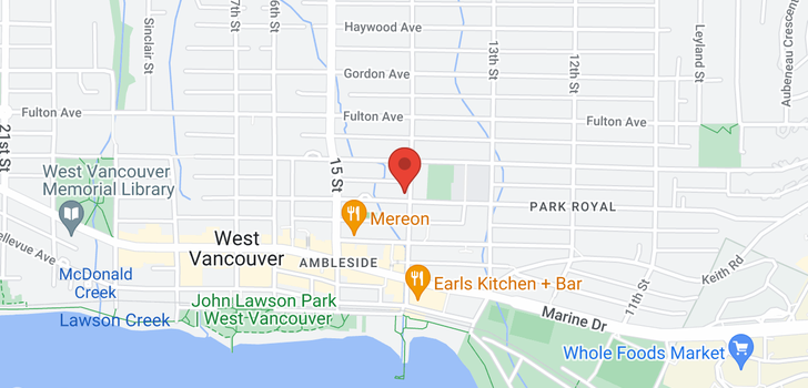 map of 607 123 E 14TH STREET